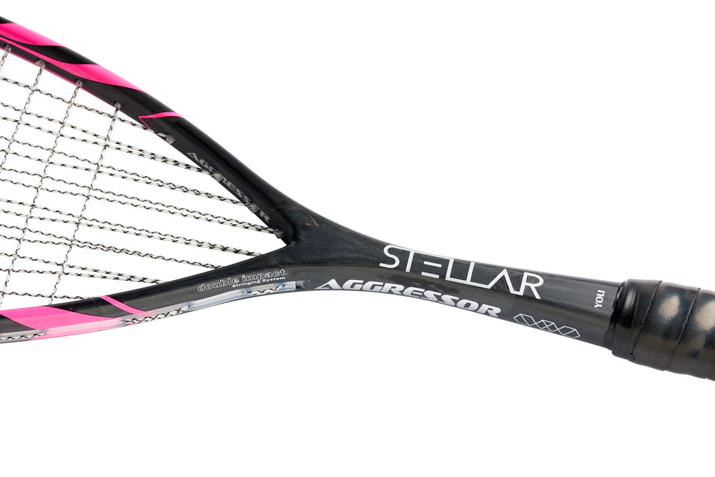 Stellar Aggressor - Pink Squash Racquet