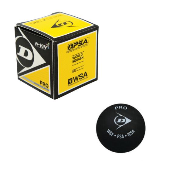 Dunlop Squash Balls - Professional (Double Yellow Dot)