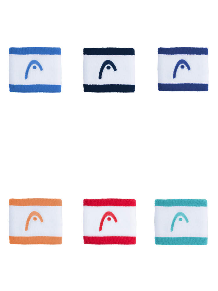 Head 2.5" Striped Wristband - 2 Pack