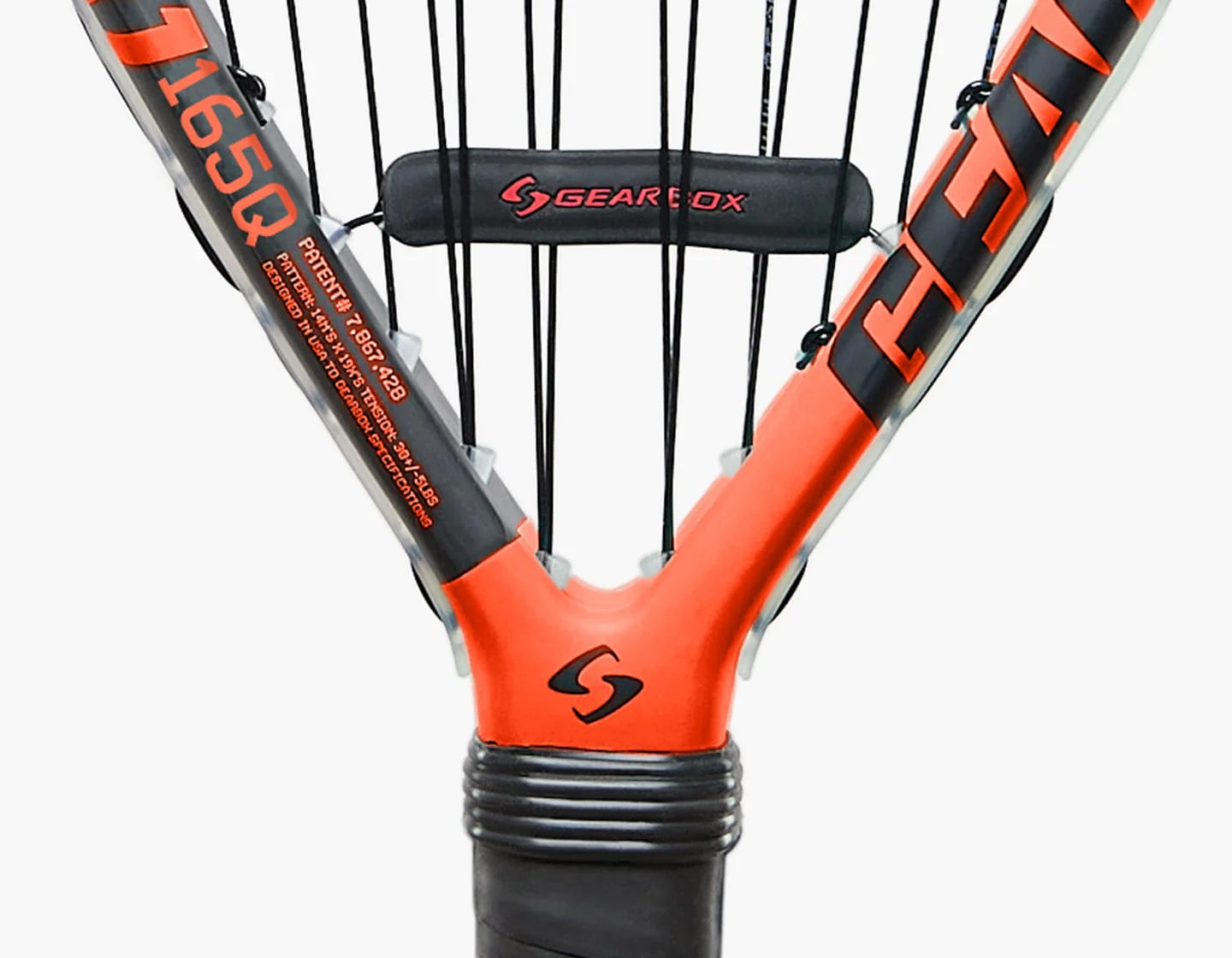 Gearbox GX1 165Q Orange Racquetball Racquet